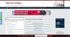 Desktop Screenshot of entlassung.ch